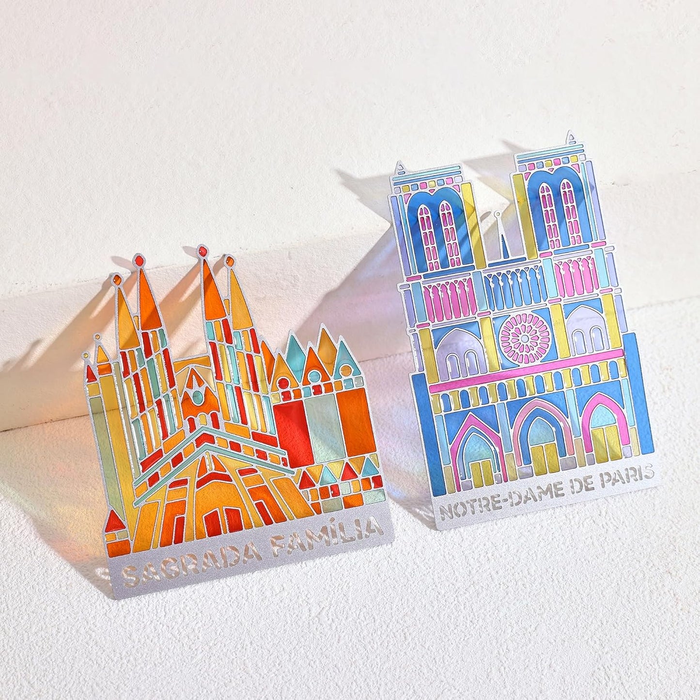 Skiennix Metal Bookmarks - Cute Transparent Design | Aesthetic Bookmarks for Readers, Students & Teachers