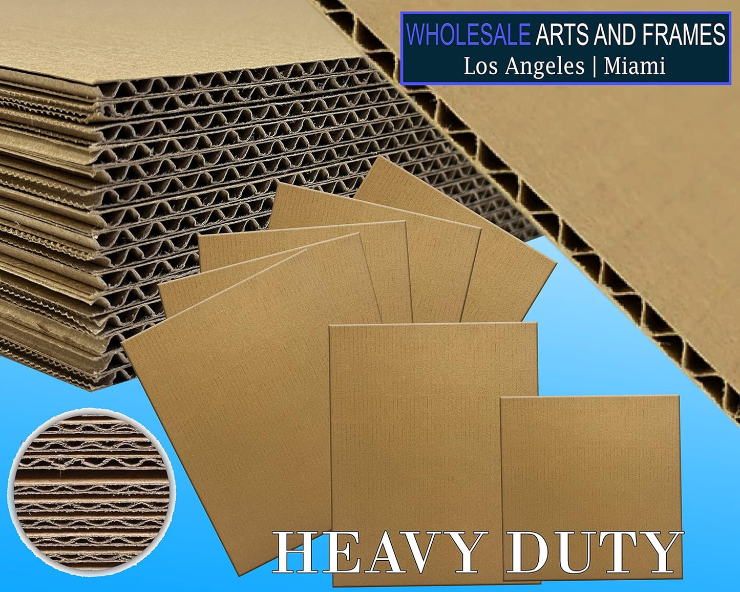 Target 24x36 Large Cardboard Sheets - 25 Pack 3/16" Thick Corrugated Blanks for Packing & Crafts