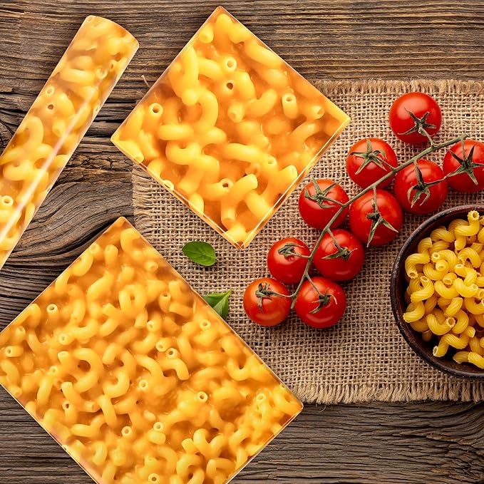 Altarho Funny Wrapping Paper Roll for Men Women - Weird Cheesy Macaroni Novelty Design for Teen Adult Birthday Total 28.5sq.ft