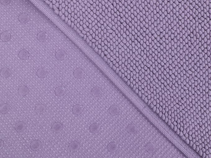 Cotton Paradise 100% Cotton Turkish Bathmat Rug, Soft Absorbent Quick Dry Non Slip, 20x34 Bathmat Rug, Lilac