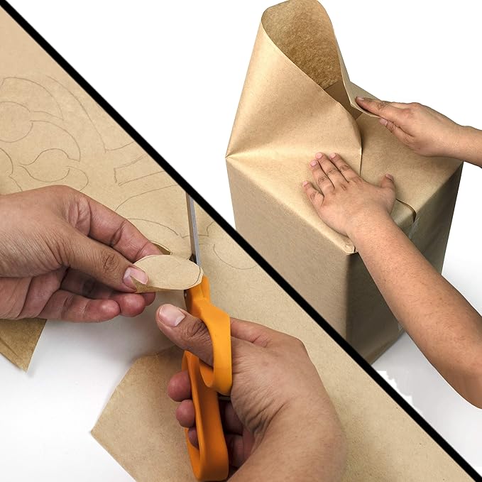 Brown Kraft Paper Roll - 24 Inch X 1200 Feet - for Gift Wrapping, Crafts, Packing, Void Filling - Made in The USA