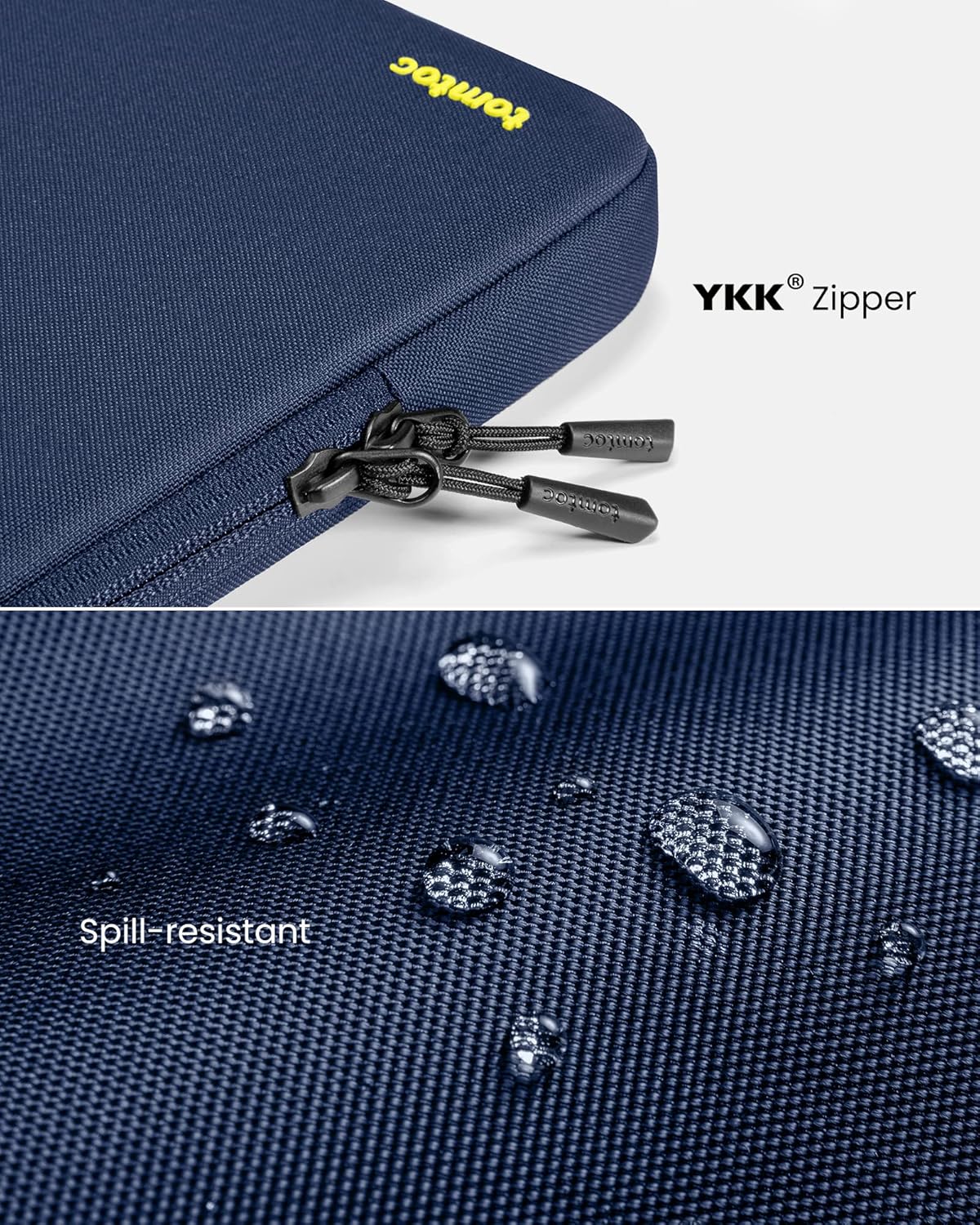 tomtoc 360° Protective Laptop Sleeve - Water-Resistant Case for 13" MacBook Air & Pro