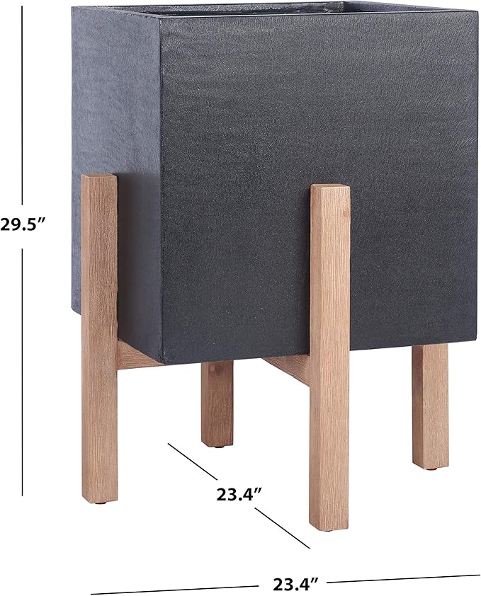 SAFAVIEH Outdoor Collection Anston Concrete Planter