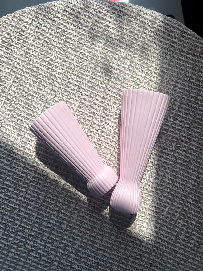 Taper Candle Holders for Candlesticks Ceramic Candle Stick Candle Holder- Set of 2 Decorative Candle Stand for Wedding Decor,Dinner Party and Table Centerpieces,Housewarming Gift Pink