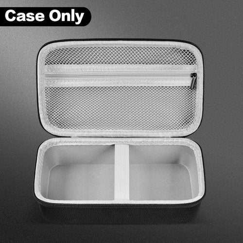 DYMO Compatible Label Maker Case - Hard Protective Travel Storage Bag with Mesh Pocket & Smooth Zipper