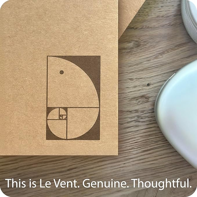 le vent 2 pack Grid Paper Large Spiral Notebook 8.5 x 11 with 100gsm Thick Paper - Square Graph Quad Ruled Notebooks for Math, Science, Engineering - 200 Pages of Lay Flat, Ink Proof Paper - A4