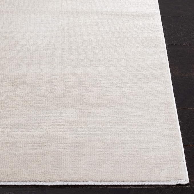 SAFAVIEH Orwell Collection Area Rug - 5'3" Square, Ivory & Charcoal, Mid-Century Modern Abstract Design, Non-Shedding & Easy Care, Ideal for High Traffic Areas in Living Room, Bedroom (ORW300A)