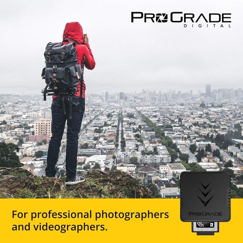 ProGrade Digital CFexpress Type B & SD UHS-II Dual-Slot Memory Card Reader - USB 3.2 Gen 2 for Filmmakers & Photographers