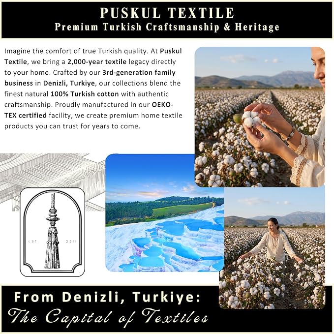PÜSKÜL Natural 100% Turkish Cotton Waffle Bath Towels Set of 2-Piece | 32x63 Extra Large Absorbent Quick-Dry Lightweight Spa Towel | Luxury Sauna Accessories (Aqua Turquoise Bath Towels - Pack of 2)