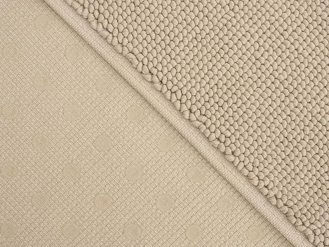 Cotton Paradise 100% Cotton Turkish Bathmat Rug, Soft Absorbent Quick Dry Non Slip, 17x24 Bathmat Rug, Beige