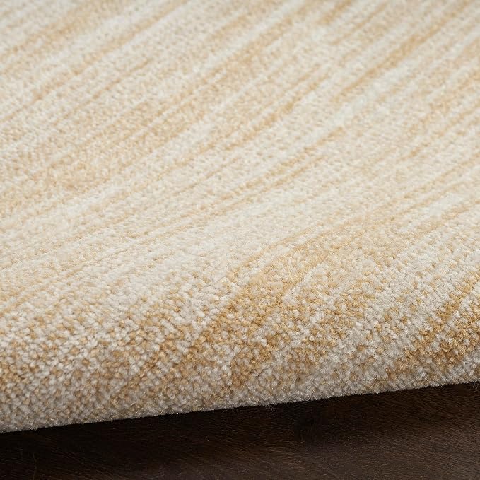 Nourison Home Nourison Essentials Ivory Gold 7' x 10' Area Rug - Easy Clean, Non Shedding, Bed Room, Living Room, Dining Room, Kitchen (7' x 10')