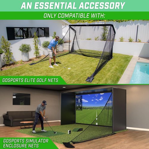 GoSports Elite Shank Net Golf Accessory - Perfect for GoSports Elite Golf & Simulator Enclosures