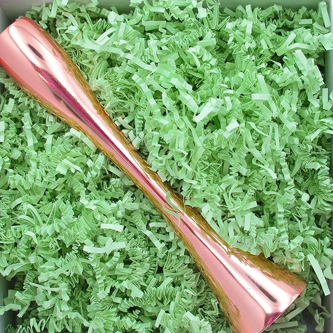 Uptotop 5oz Crinkle Cut Paper Shred Filler for Gift Wrapping Basket Filling, Birthday, Christmas, Thanksgiving, Wedding, Mother's Day (Green)