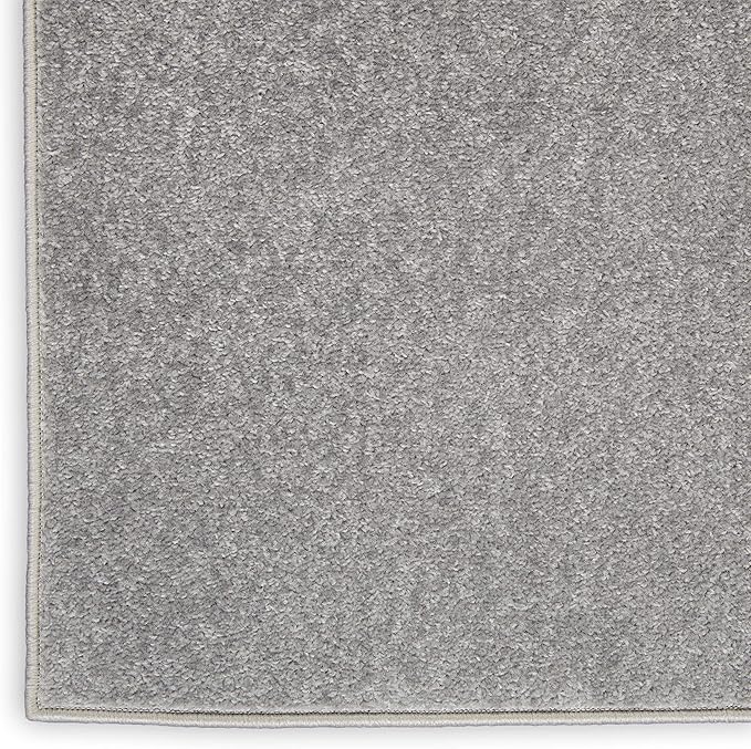 Nourison Home Nourison Essentials Silver Grey 5' x 7' Area Rug - Easy Clean, Non Shedding, Bed Room, Living Room, Dining Room, Kitchen (5' x 7')
