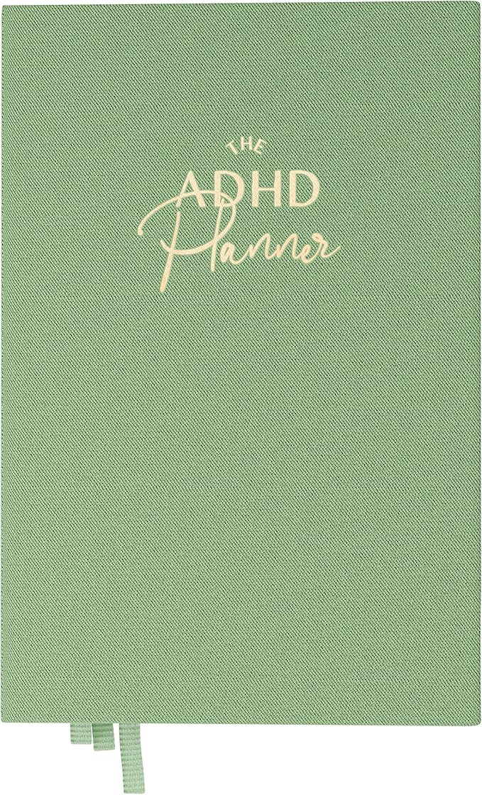 The ADHD Planner for Adults - Undated Daily & Weekly ADHD Journal for Disorganized People, 90 Days - Habit Tracker, Record Emotions & Mood - Academic Goals - Structure & Focus for Adults Brains