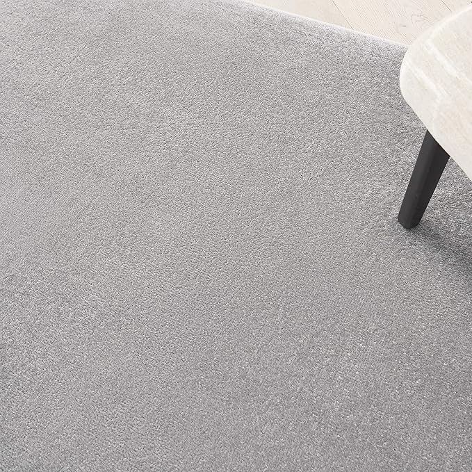 Nourison Home Nourison Essentials Silver Grey 6' x 9' Area Rug - Easy Clean, Non Shedding, Bed Room, Living Room, Dining Room, Kitchen (6' x 9')