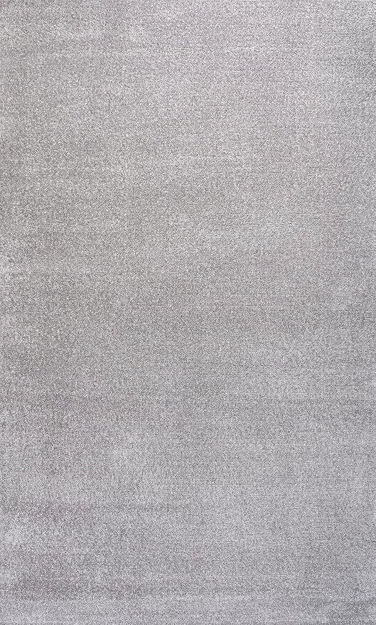 JONATHAN Y Haze Solid Low-Pile Light Gray Indoor Area Rug 12x15, Coastal,Bohemian,Minimalist,Classic, Easy-Cleaning for Living Room,Bedroom,Kitchen,Pet Friendly,Non-Shedding (SEU100K-15)