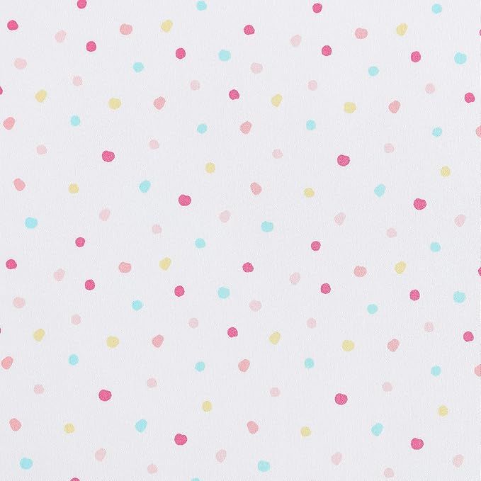 Laura Ashley Kids - Queen Sheet Set, Soft & Wrinkle-Resistant Toddler Bedding Set, Fun & Whimsical Bedroom Decor, Ideal Girl Room Essentials, Bed Sheets with Matching Pillowcases (Confetti Pink)