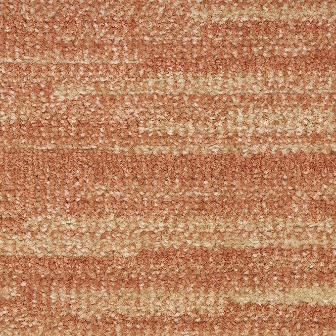 Nourison Home Nourison Essentials Rust 4' x 6' Area Rug - Easy Clean, Non Shedding, Bed Room, Living Room, Dining Room, Kitchen (4' x 6')