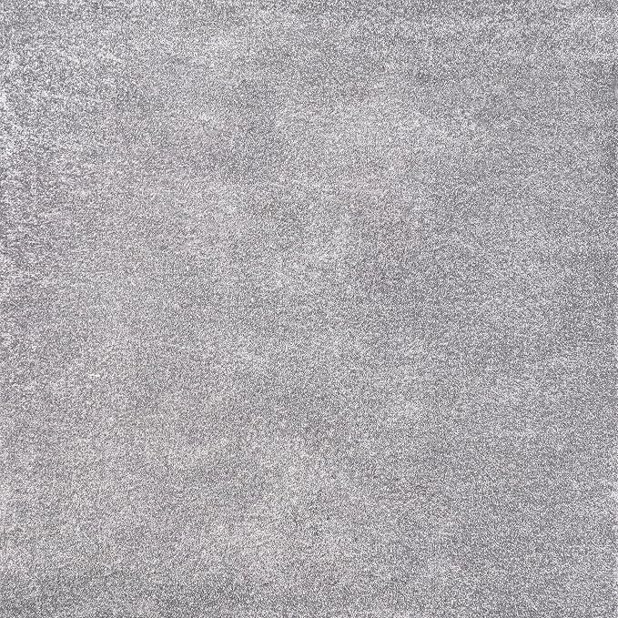 JONATHAN Y Haze Solid Low-Pile Gray 5x5 Square Indoor Area Rug, Coastal,Bohemian,Minimalist,Classic, Easy-Cleaning for Living Room,Bedroom,Kitchen,Pet Friendly,Non-Shedding (SEU100A-5SQ)