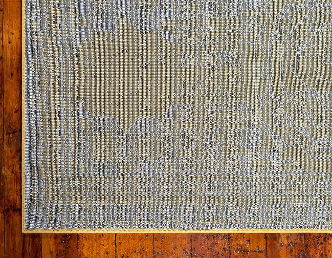 Unique Loom Bromley Collection Area Rug - Wells (2' x 3' 1" Rectangle, Yellow/ Ivory)