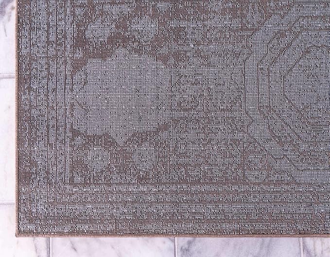 Unique Loom Bromley Collection Area Rug - Wells (3' 3" x 5' 3" Rectangle, Light Brown/ Ivory)