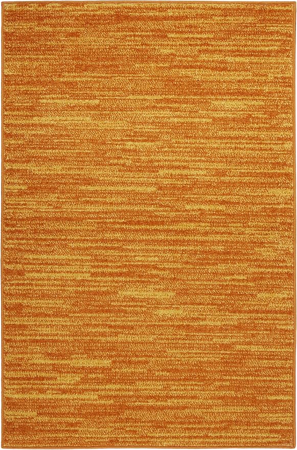 Nourison Home Nourison Essentials Sunburst 2' x 4' Area Rug - Easy Clean, Non Shedding, Bed Room, Living Room, Dining Room, Kitchen (2' x 4')