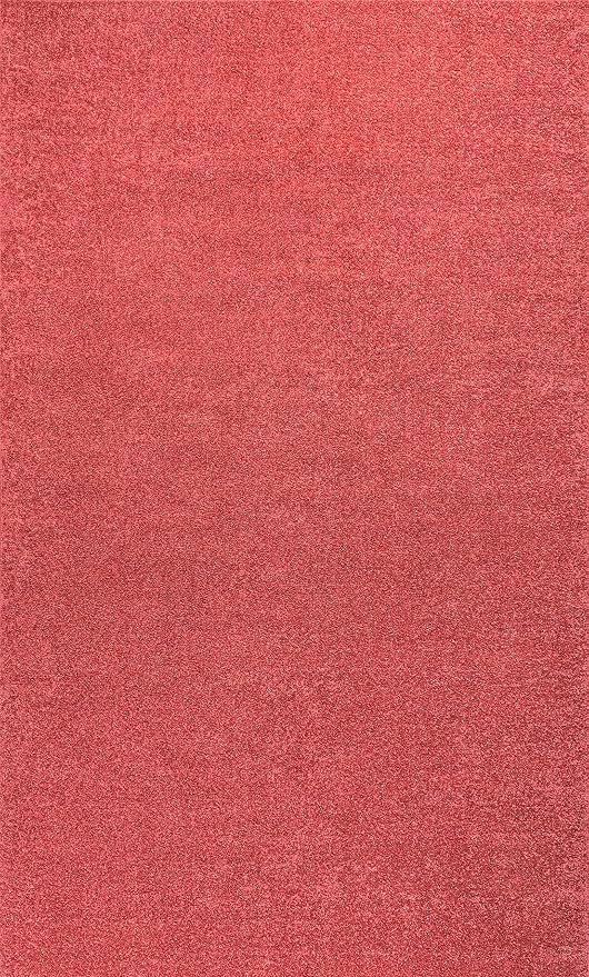 JONATHAN Y Haze Solid Low-Pile Red Indoor Area Rug 12x15, Coastal,Bohemian,Minimalist,Classic, Easy-Cleaning for Living Room,Bedroom,Kitchen,Pet Friendly,Non-Shedding (SEU100E-15)