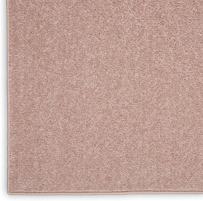 Nourison Home Nourison Essentials Pink 6' x 9' Area Rug - Easy Clean, Non Shedding, Bed Room, Living Room, Dining Room, Kitchen (6' x 9')