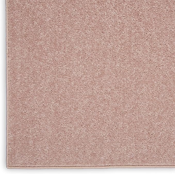 Nourison Home Nourison Essentials Pink 2' x 4' Area Rug - Easy Clean, Non Shedding, Bed Room, Living Room, Dining Room, Kitchen (2' x 4')