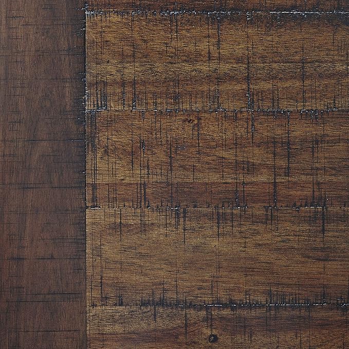 Signature Design by Ashley Baldridge Rustic Home Office Desk, Distressed Brown