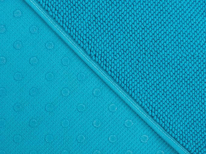 Cotton Paradise 100% Cotton Turkish Bathmat Rug, Soft Absorbent Quick Dry Non Slip, 17x24 Bathmat Rug, Ocean Aqua
