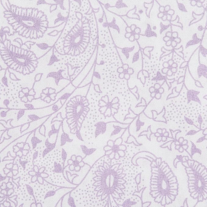 Amazon Basics Lightweight Super Soft Easy Care Microfiber Bed Sheet 3 Piece Set with 14" Deep Pockets - Twin XL, Lavender Paisley