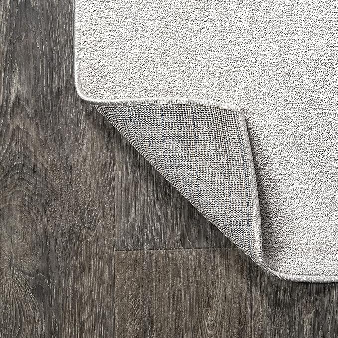 JONATHAN Y Haze Solid Low-Pile Ivory Indoor Area Rug 10x14, Coastal,Bohemian,Minimalist,Classic, Easy-Cleaning for Living Room,Bedroom,Kitchen,Pet Friendly,Non-Shedding (SEU100D-14)