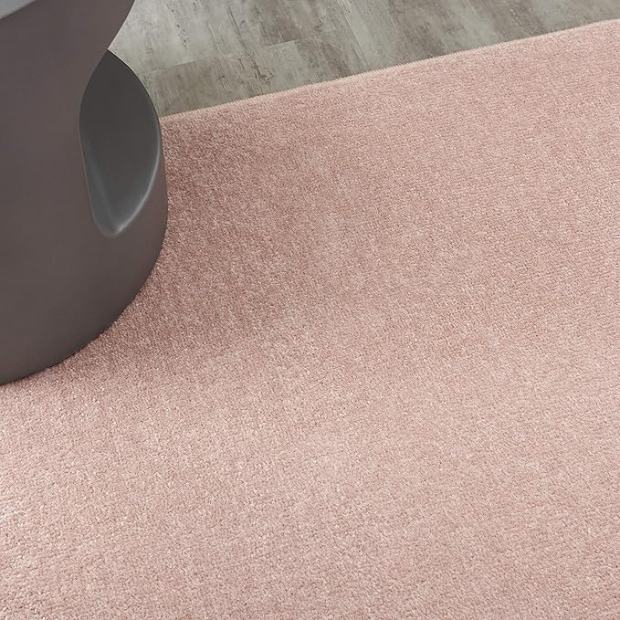 Nourison Home Nourison Essentials Pink 4' x 6' Area Rug - Easy Clean, Non Shedding, Bed Room, Living Room, Dining Room, Kitchen (4' x 6')