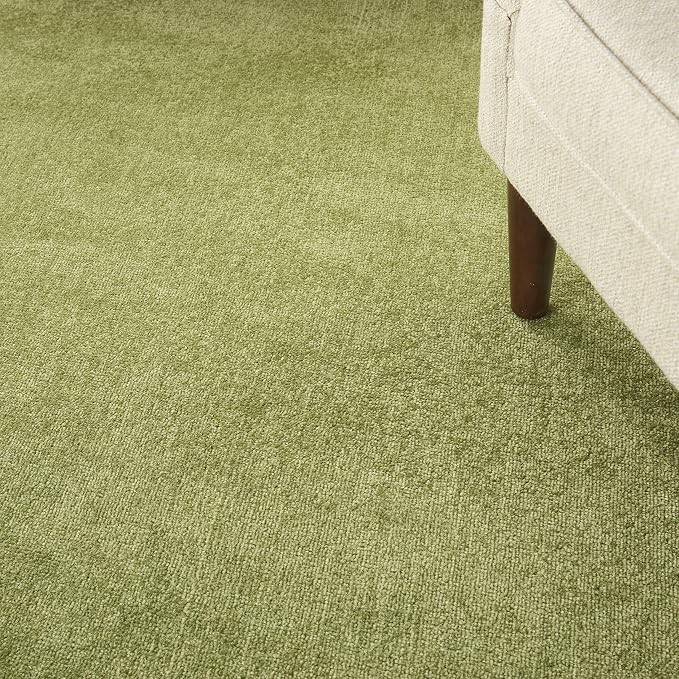 Nourison Home Nourison Essentials Green 6' x Round Area Rug - Easy Clean, Non Shedding, Bed Room, Living Room, Dining Room, Kitchen (6' x Round)
