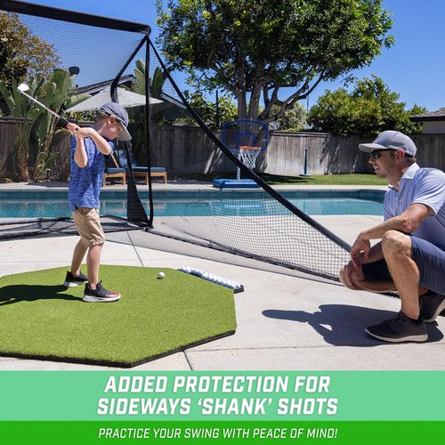 GoSports Elite Shank Net Golf Accessory - Perfect for GoSports Elite Golf & Simulator Enclosures