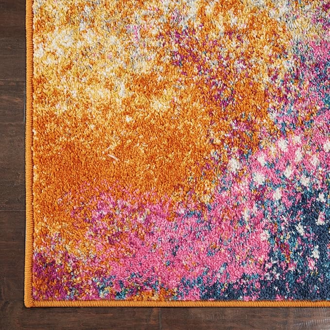 Nourison Home Passion 9' x 12' Multicolor Fabric Modern Area Rug (9' x 12')