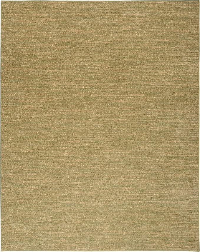 Nourison Home Nourison Essentials Green Gold 7' x 10' Area Rug - Easy Clean, Non Shedding, Bed Room, Living Room, Dining Room, Kitchen (7' x 10')
