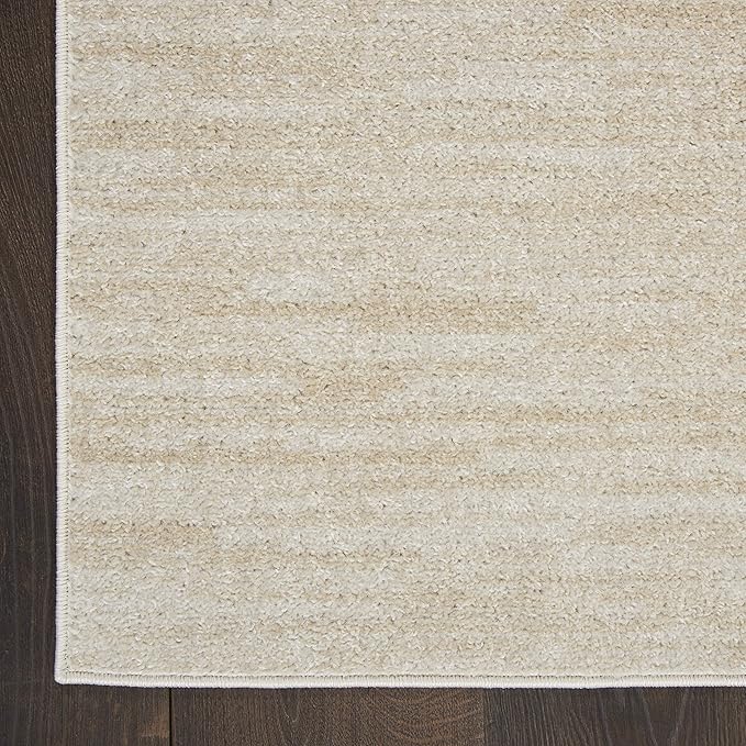 Nourison Home Nourison Essentials Ivory Beige 5' x 8' Area Rug - Easy Clean, Non Shedding, Bed Room, Living Room, Dining Room, Kitchen (5' x 8')