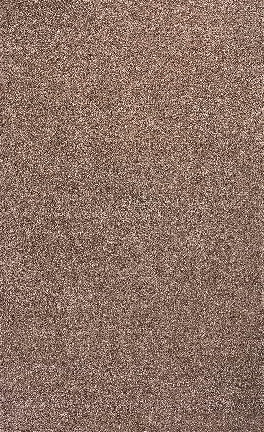 JONATHAN Y Haze Solid Low-Pile Brown Indoor Area Rug 8x10, Coastal,Bohemian,Minimalist,Classic, Easy-Cleaning for Living Room,Bedroom,Kitchen,Pet Friendly,Non-Shedding (SEU100J-8)