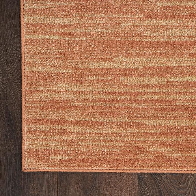Nourison Home Nourison Essentials Rust 6' x 9' Area Rug - Easy Clean, Non Shedding, Bed Room, Living Room, Dining Room, Kitchen (6' x 9')