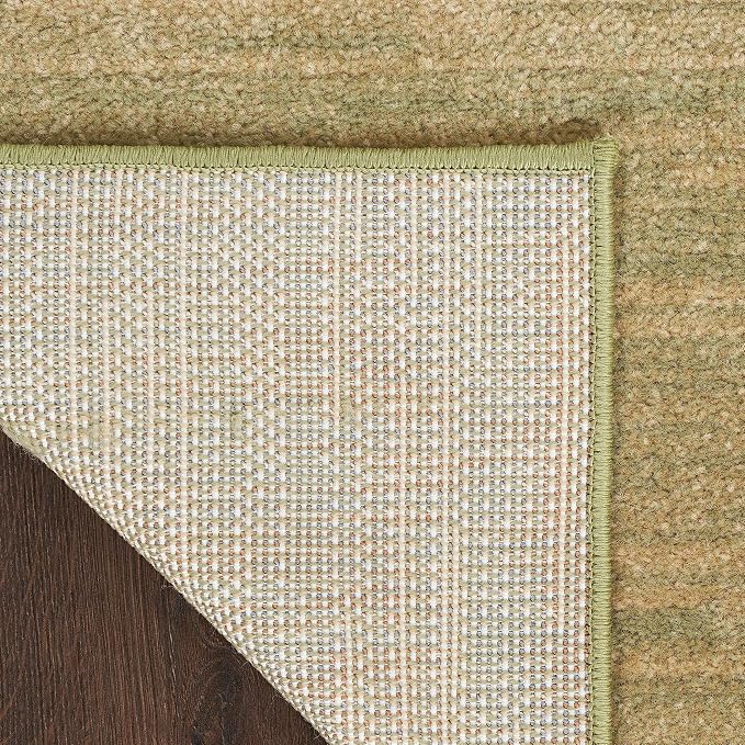 Nourison Home Nourison Essentials Green Gold 8' x 10' Area Rug - Easy Clean, Non Shedding, Bed Room, Living Room, Dining Room, Kitchen (8' x 10')